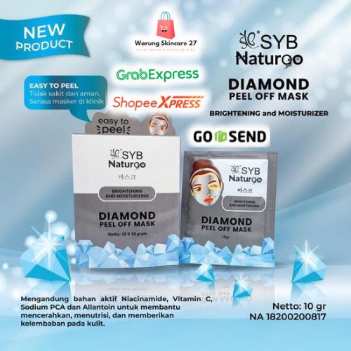 SYB NATURGO PEEL OFF DIAMOND NIACINAMIDE VITAMIN C