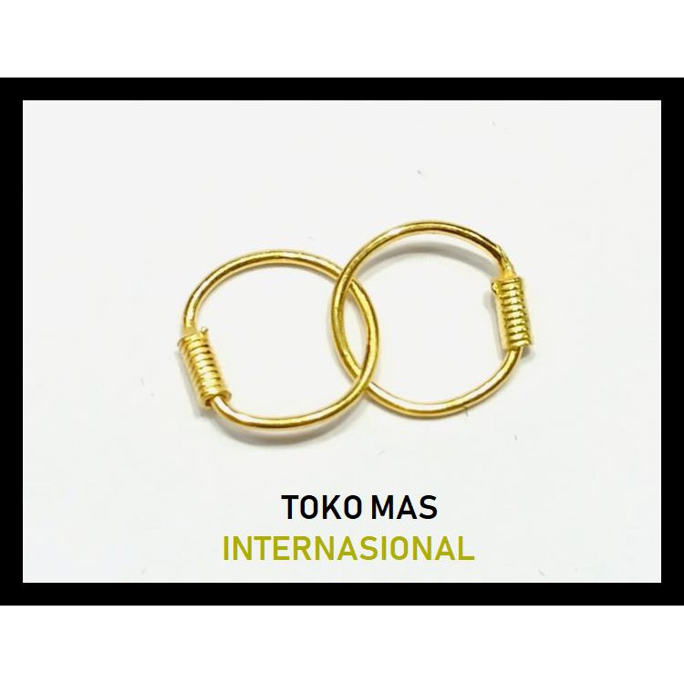 MURAH ANTING KENIP BAYI 1 GRAM 1GR 1G EMAS 24 KARAT 24K PRODUK KEREN