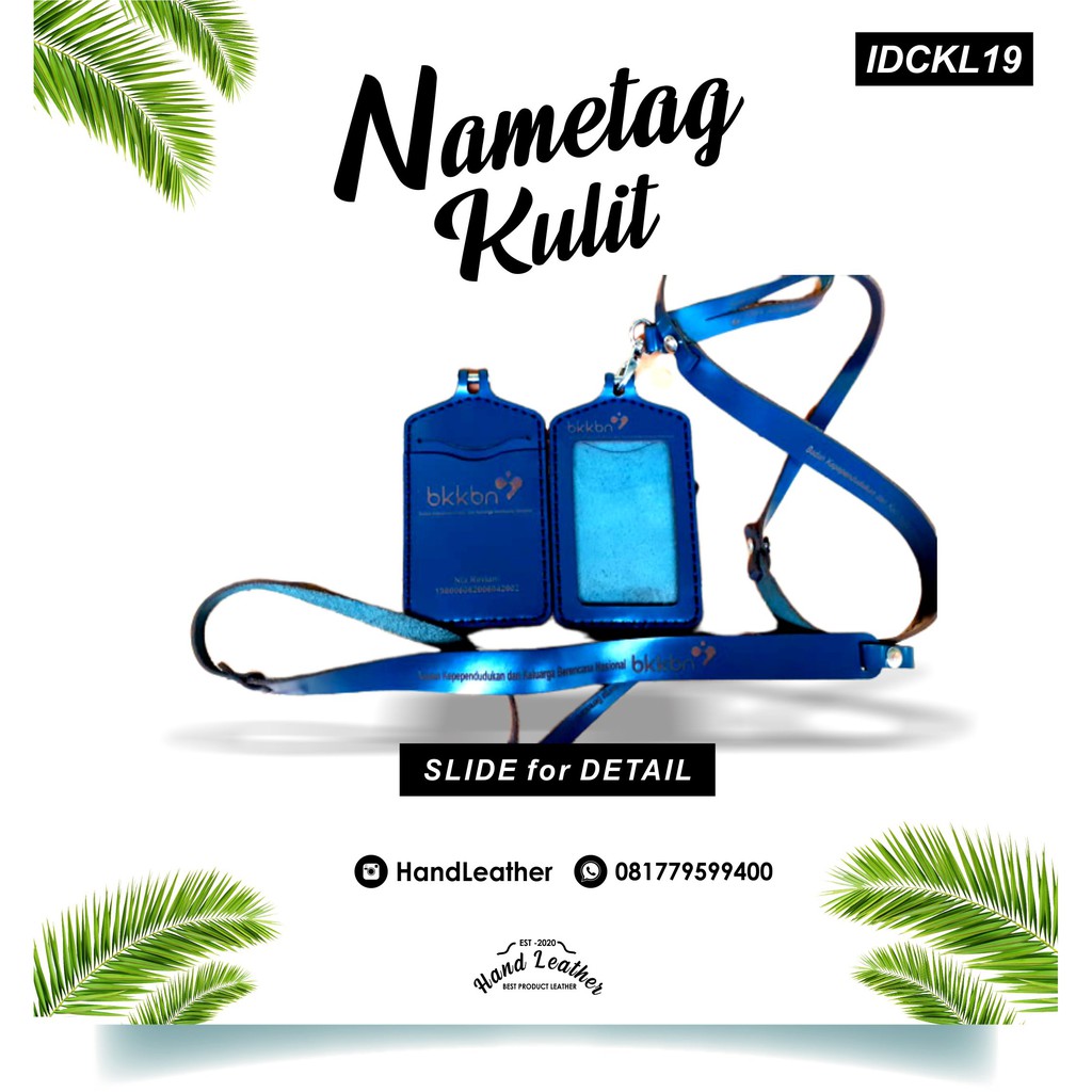 

id card kulit asli