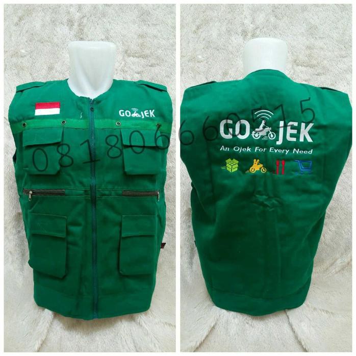 Jaket Rompi Bordir Gojek Best Quality
