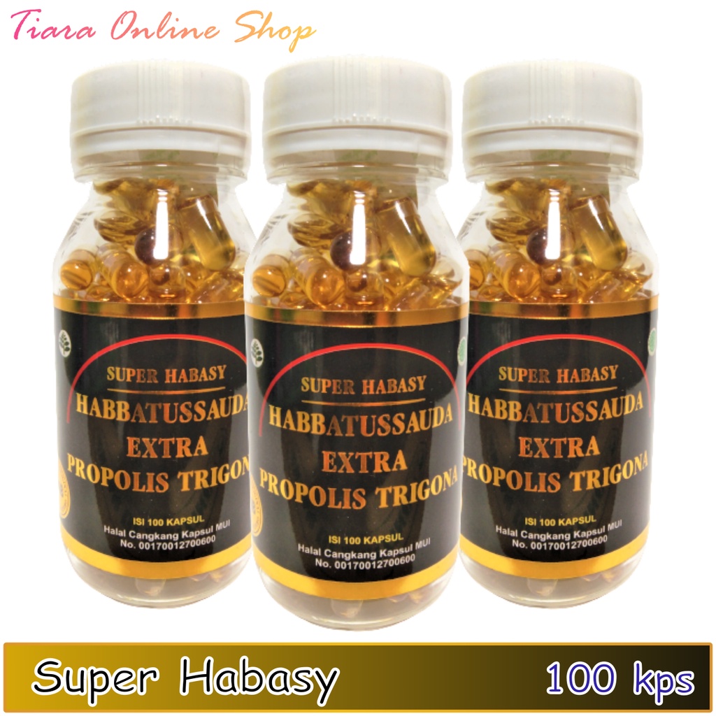 Habbatussauda Ekstra Propolis Trigona 100 Kapsul Extra Propolis