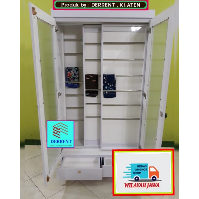 Lemari jilbab,rak hijab,gantungan hijab