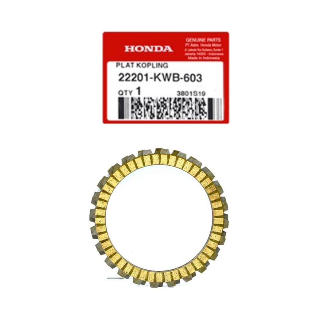 22201-KWB-603 Kampas Kopling Disk Clutch Friction Blade Lama