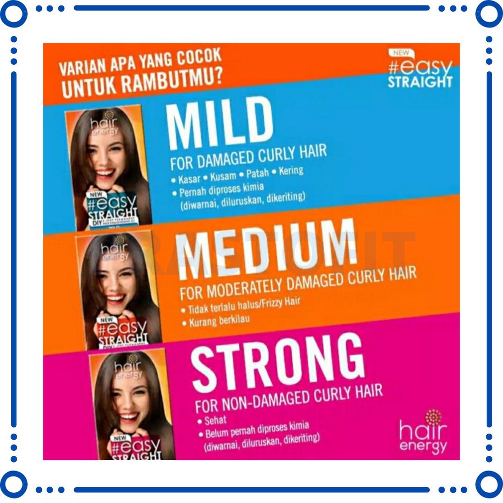 PELURUS RAMBUT PRIA WANITA PERMANEN TANPA CATOK AMAN MAKARIZO HAIR ENERGY EASY STRAIGHT