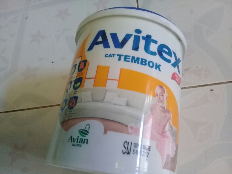 Cat Tembok Avitex Super White 1kg