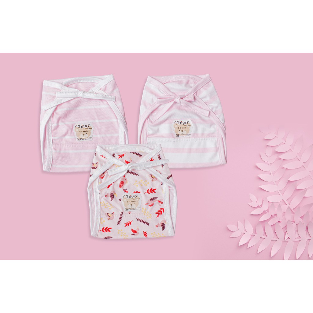 PROMO 7.7 PROMO BAJU LEBARAN MURAH 3 Pcs CHIYO POPOK TALI MOTIF / POLOS / ARUCHI SIZE NEWBORN SNI LEMBUT