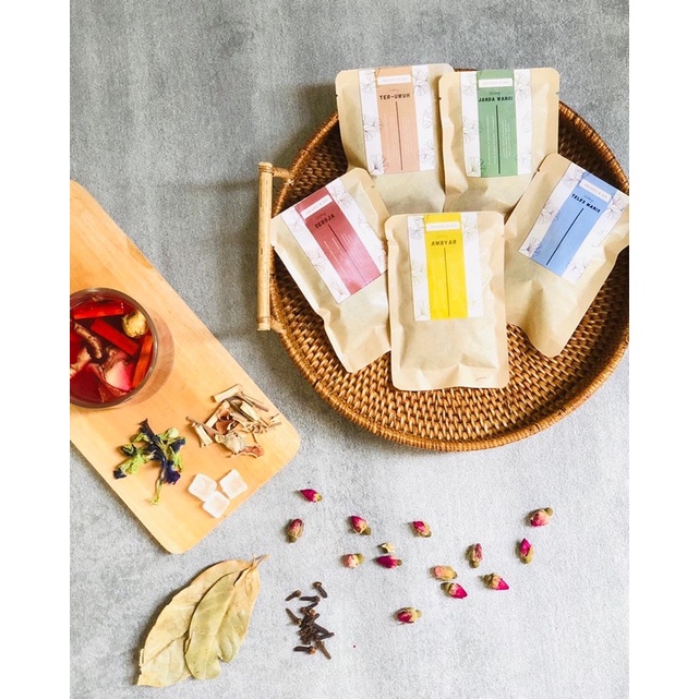 Hampers Wedang/ Gift set/ Wedang herbal (wedang uwuh,wedang telang, hampers wedang)