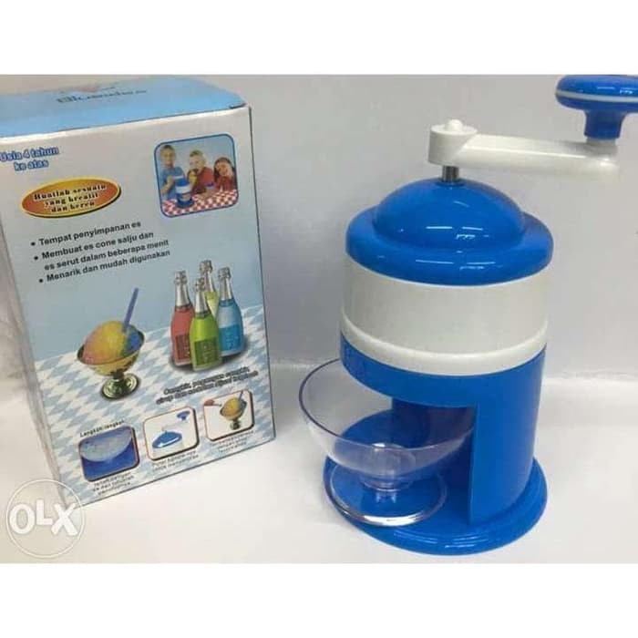 Serutan Es Anak Manual Snow Cone Machine - Serutan Es Batu Rumah 1CUP