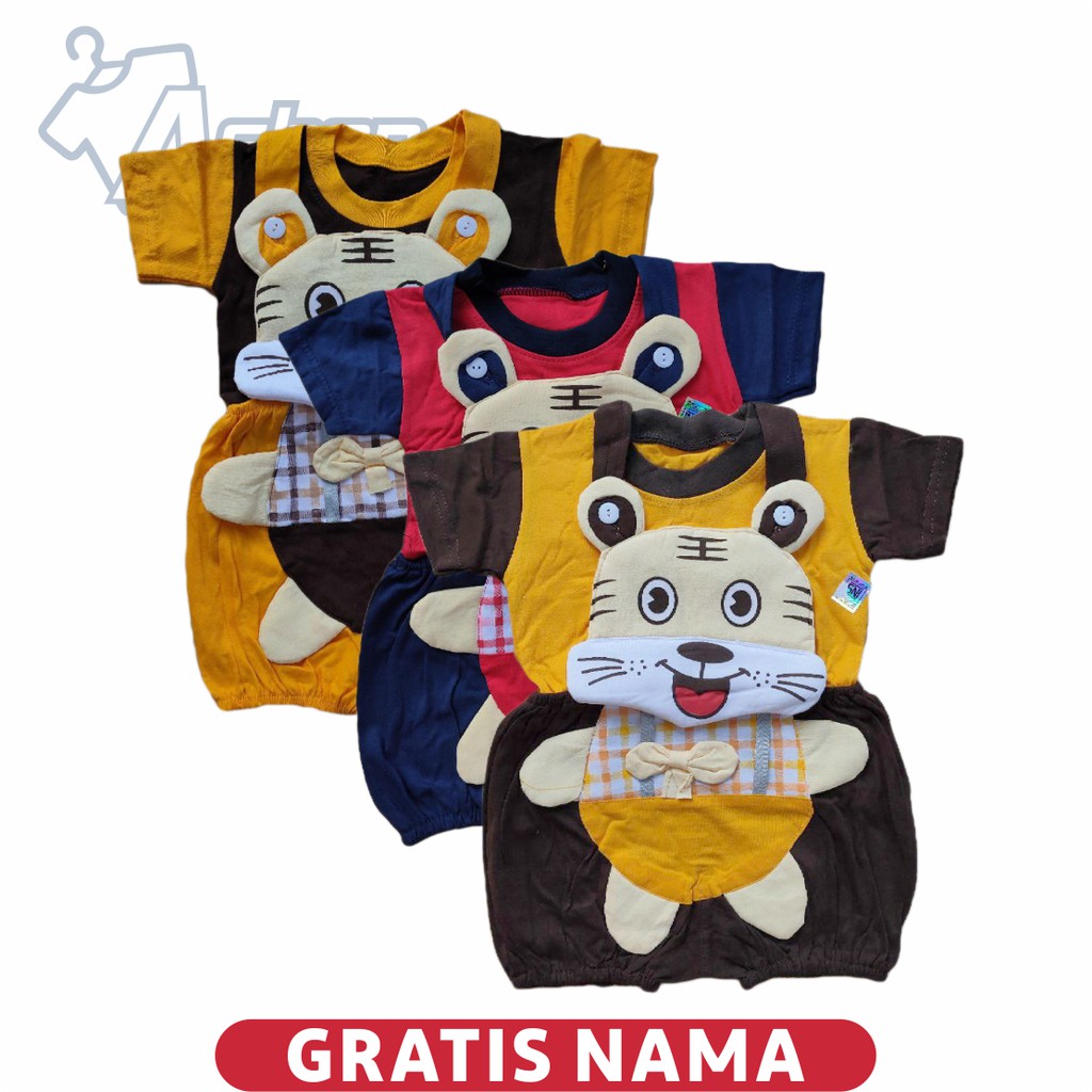 Jumper Bayi Premium SNI Motif Macan Lucu