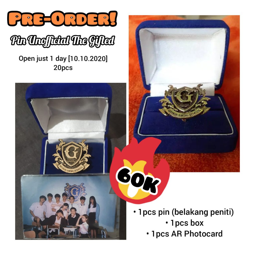 [PRE ORDER] UnOfficial Pin The Gifted/The Gifted Graduation 10-10-2020 [Merch-FanMade]