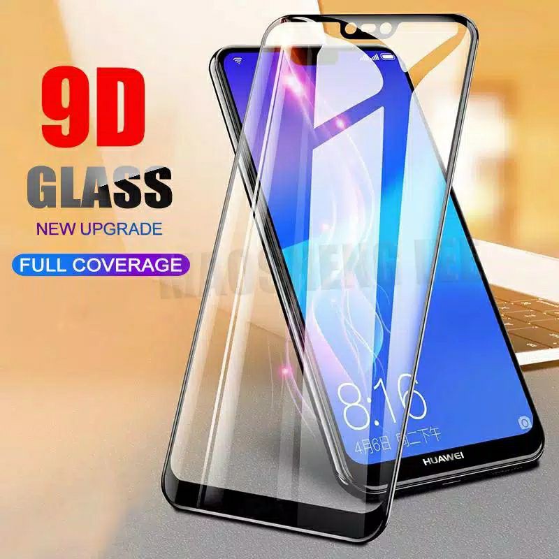 Tempered Glass Warna INFINIX HOT 9 PLAY Pelindung Layar Full Cover