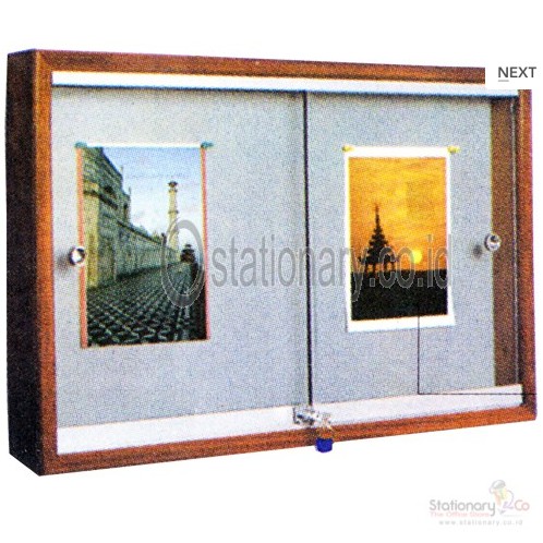 

Papan Mading Gantung List Kayu uk. 120 x 240 GM - PPG1224