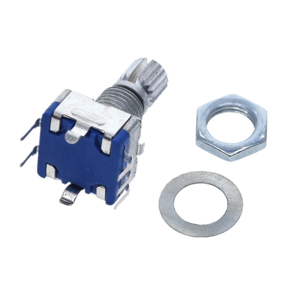 〖Factory Supplier/COD〗| ec11 / Digital 20MM 1 Axis Rotary Encoder Potentiometer dengan Switch 5pin