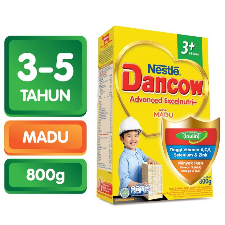 Dancow 3+ Prtcs Madu Probio 800 Gr