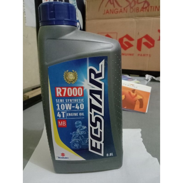 Oli mesin matic 10W/40 Ecstar 800ml