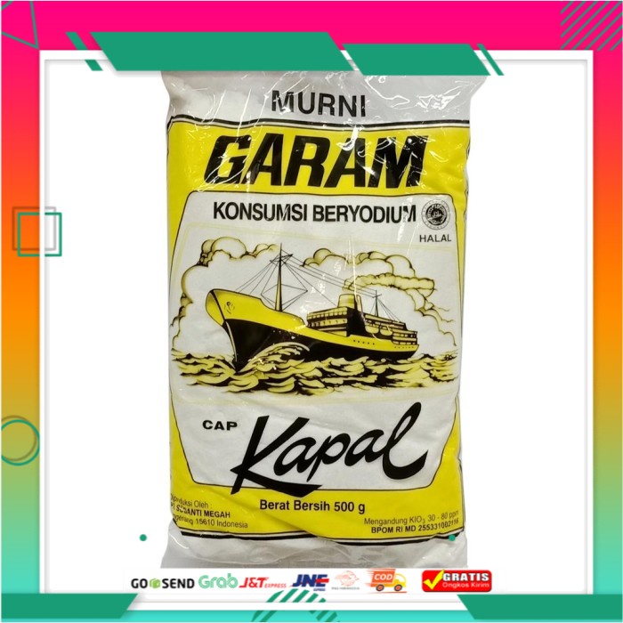 

Kapal garam halus 500gr