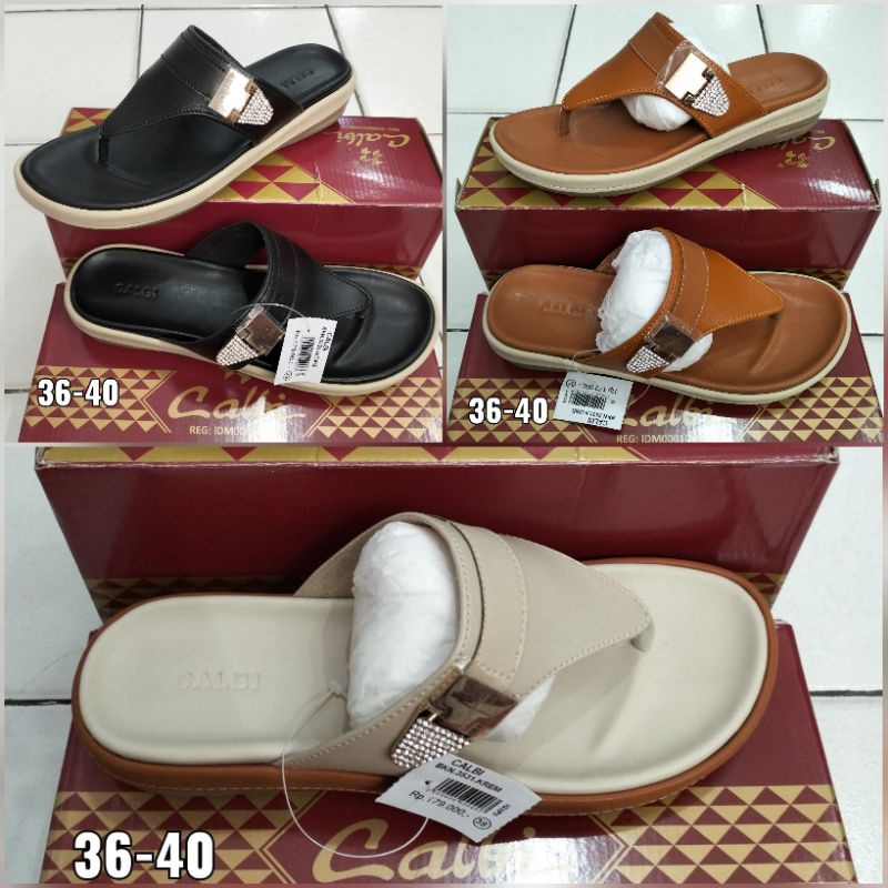 Calbi BKN.3531-- Sandal Wedges model Jepit Fashionable Original
