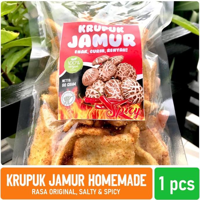 

Promo Awal tahun Kerupuk Jamur Vegan Homemade Halal Promo Awal tahun