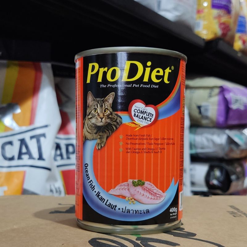 ProDiet Kaleng Ocean Fish 400gr - Makanan Kucing Basah