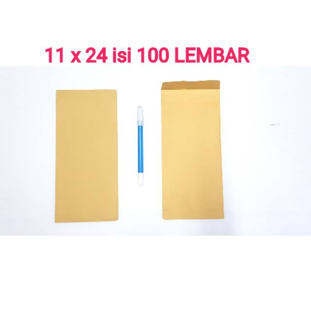 

Amplop Coklat Gaji Kabinet Isi 100 Lembar