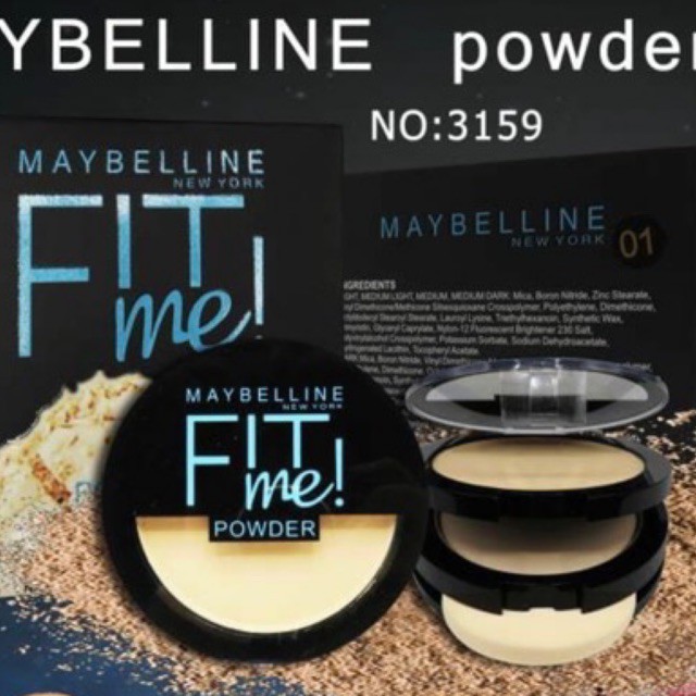 BEDAK MAYBELLINE FIT ME SLIM 2 in 1