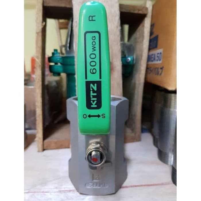 Ball Valve 2 Kitz Stainless Steel 316 100 Asli Shopee Indonesia