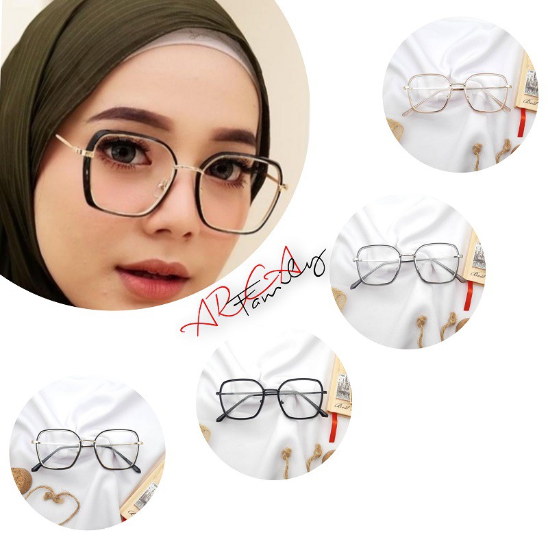 KACAMATA FRAME OPTIK PHOTOCRHOMIC TERBARU WANITA TERBARU KOREAN STYLE VINTAGE HIGH QUALITY