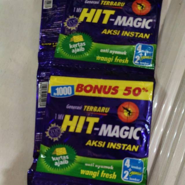 HIT MAGIC RENCENG BONUS (4+2 LEMBAR)SEPACK 12 BKS