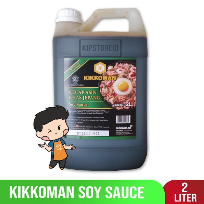 

Produk Terbaik - Kikkoman Soy Sauce Shoyu Kecap Asin 2 Liter Halal