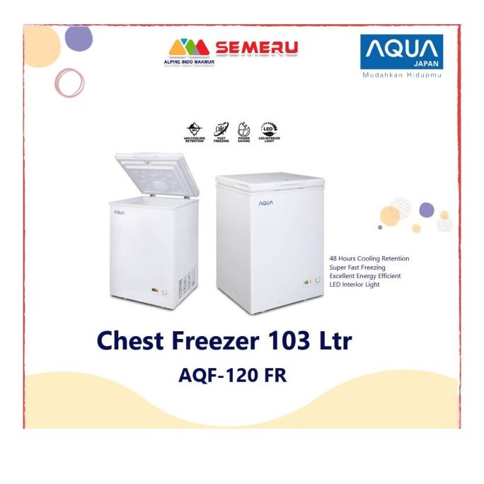 Buruan beli] AQUA CHEST FREEZER 103 L AQF-120 FR KHUSUS MAKASSAR