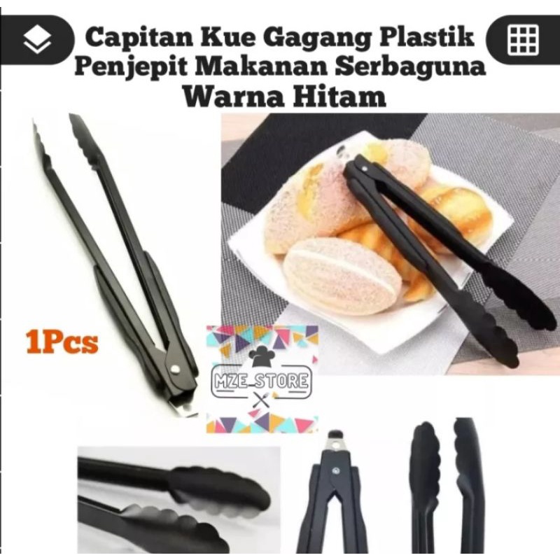 CAPITAN KUE MAKANAN TIRISAN SERBAGUNA WARNA HITAM