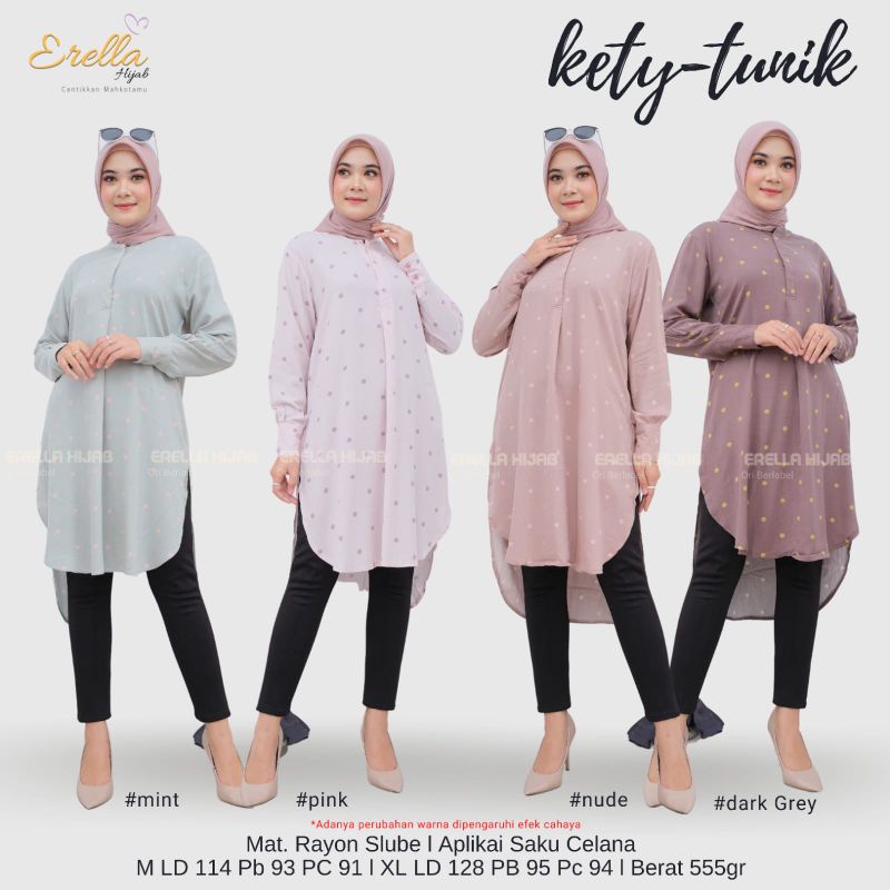 Kety Tunik By Erella Hijab