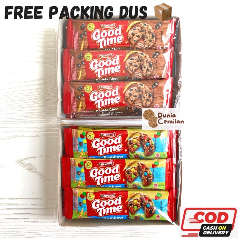 [TERMURAH!] Goodtime NEW 1 PAK (12pcs x 26.5gr) - Goodtime Double Choco / Rainbow