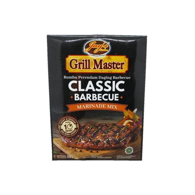 

UKRION-Jay'S Grill Master Classic Barbeque Marinade Mix 30gr-ss