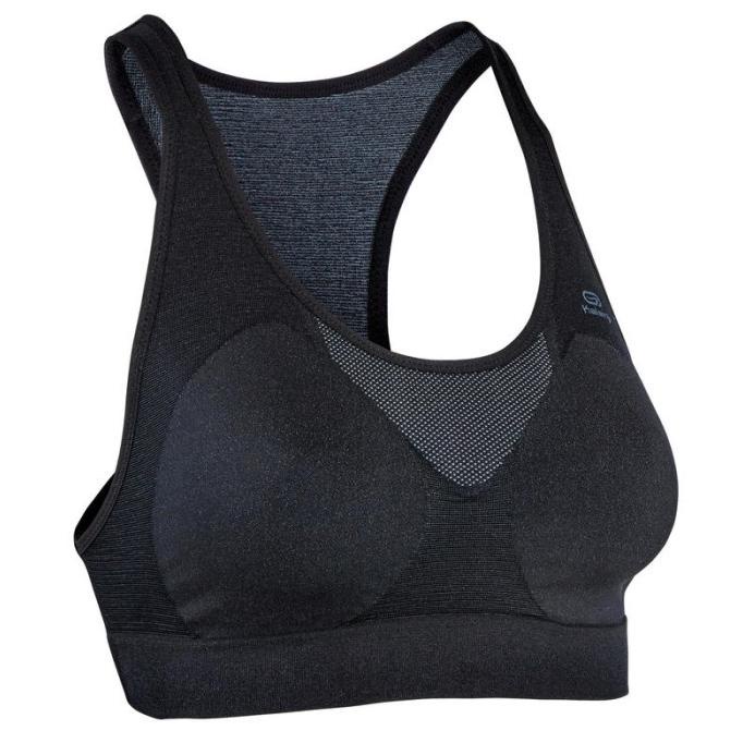 Decathlon Kalenji Sport Bra Running Black Wanita Dewasa 8563081