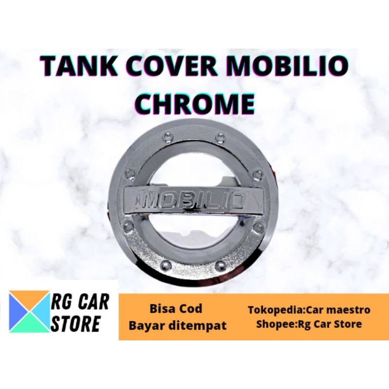 TANK COVER HONDA MOBILIO WARNA CHROME ORIGINAL