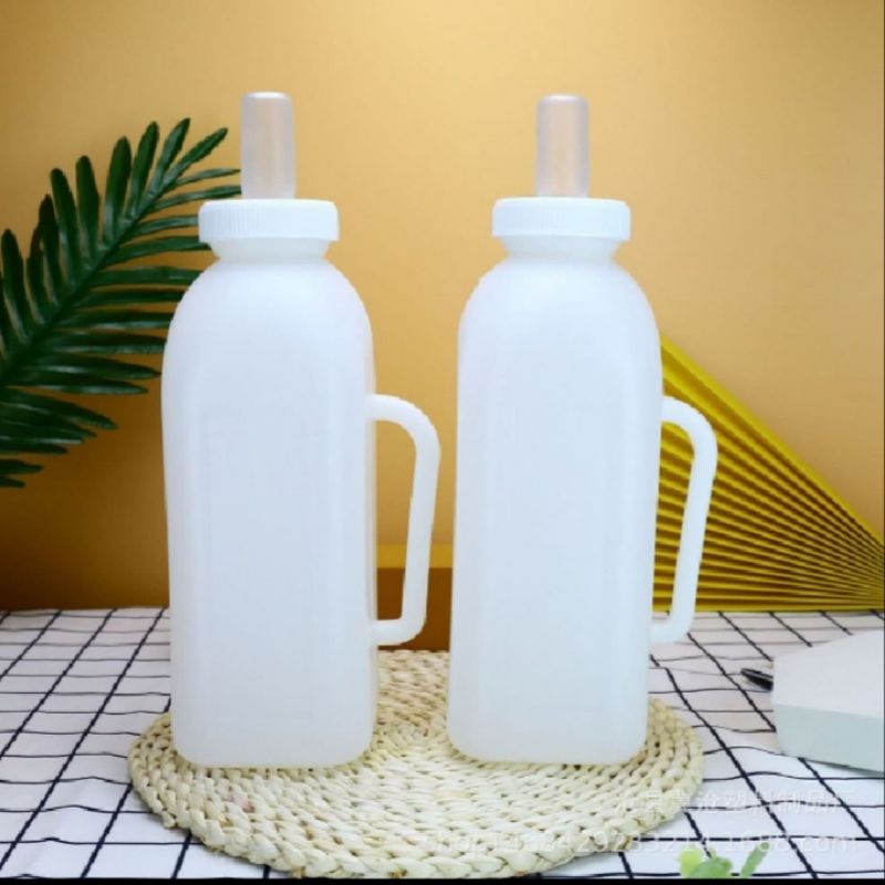 Dot Botol Pedet Anak Sapi Nipple putih 2 Liter Gagang Horizontal shae store15