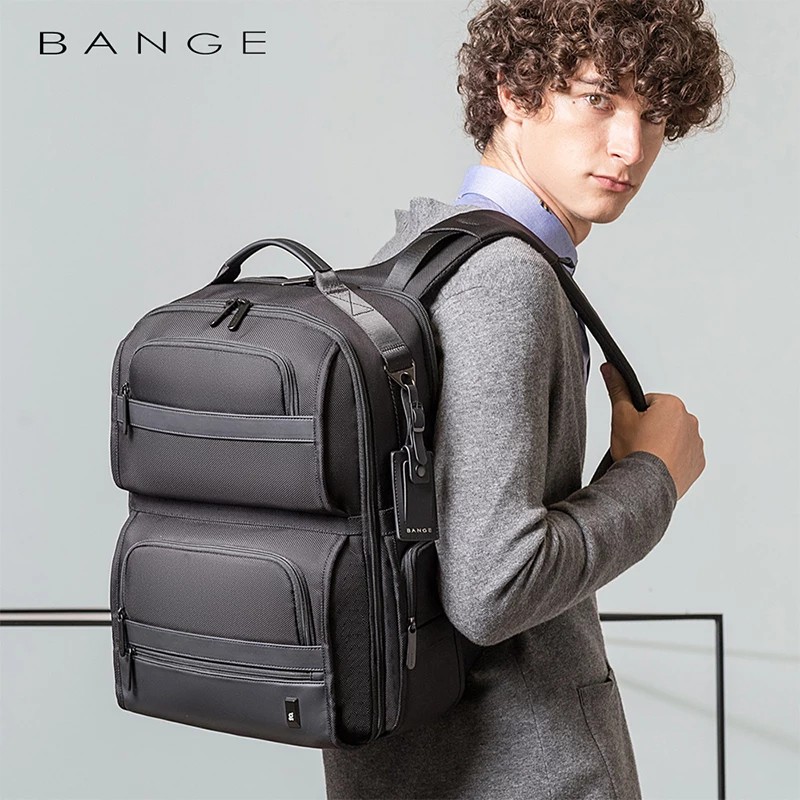 Bange Tas Ransel Backpack Pria 15.6 Inch BG-62 Hitam