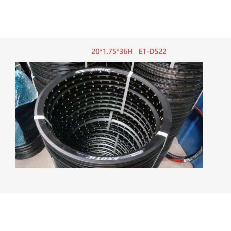 rims/velg sepeda minion, lipat, bmx exotic 36H double wall alloy