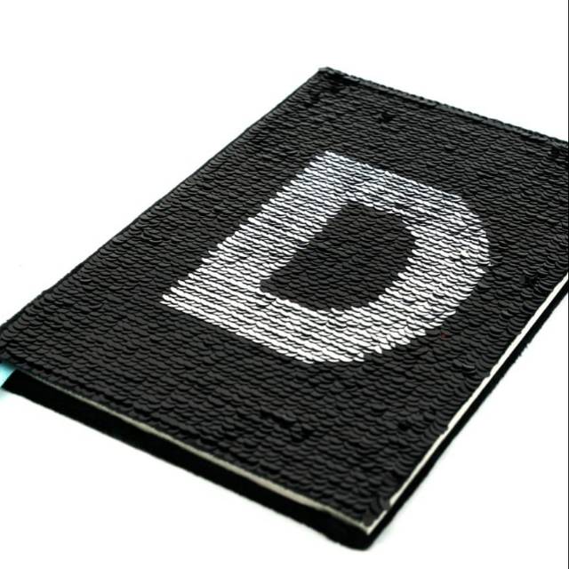 

Notebook Alphabet Sequin (Dua design cover) 7302