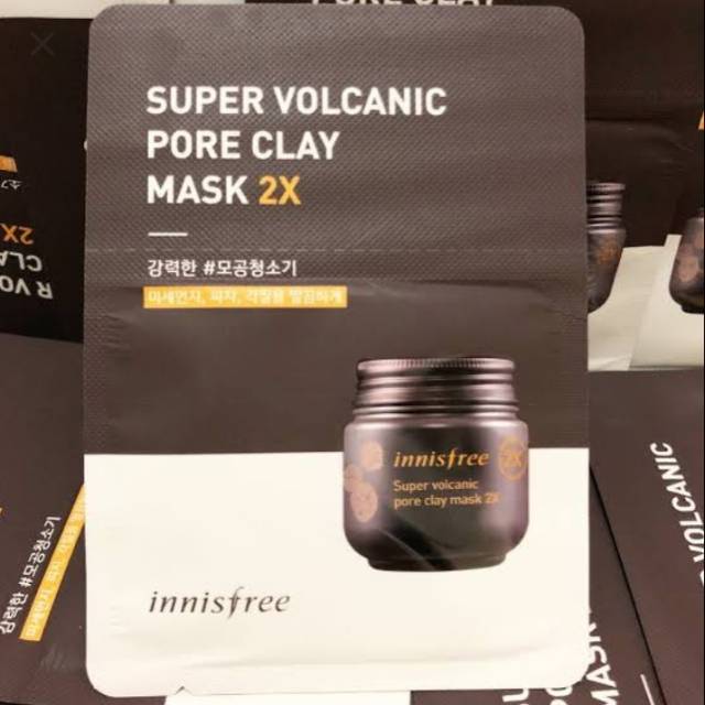 Sachet Innisfree Super Volcanic Pore Clay Mask 4 Ml Shopee Indonesia