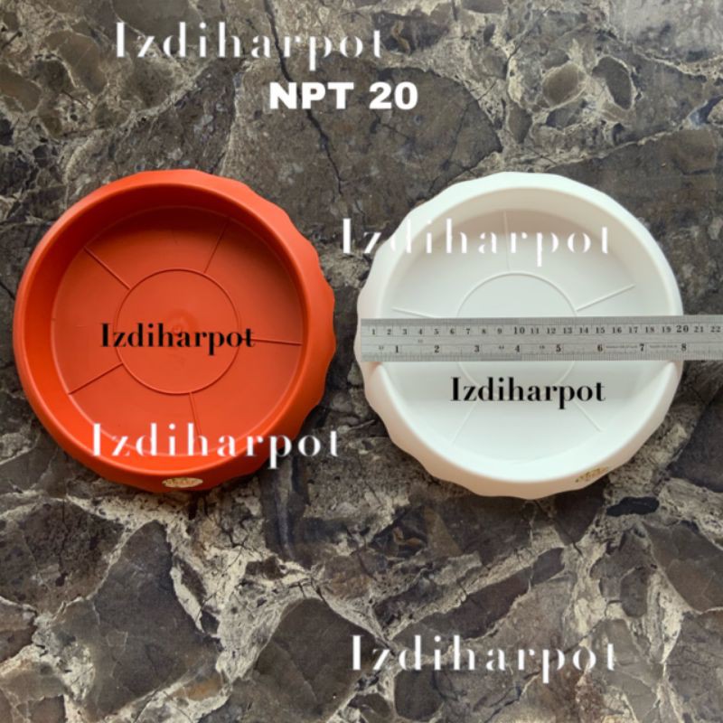 tatakan alas pot bunga NPT 20 untuk pot yogap 19 - NPT 20