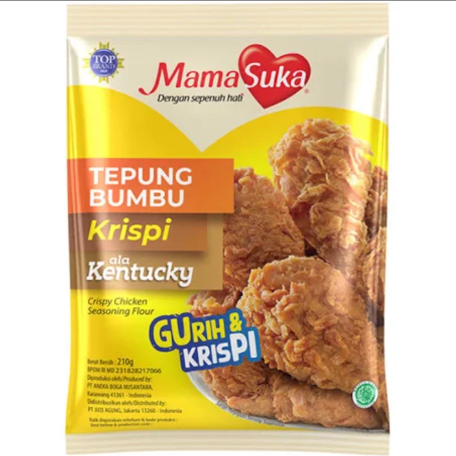 

MamaSuka Tepung Bumbu Krispi ala Kentucky 210 g