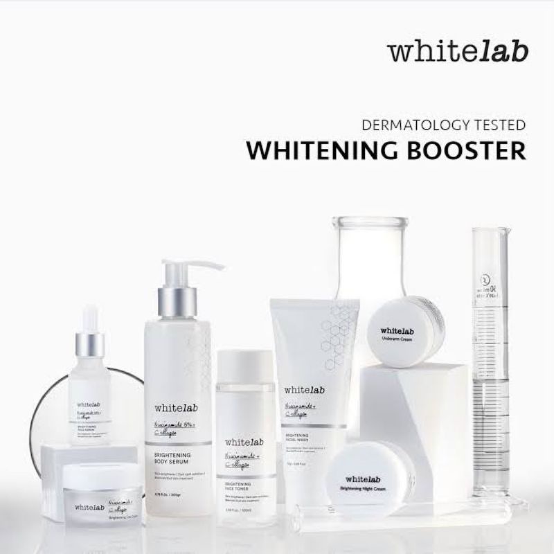 WHITELAB skincare brightening serum night day cream mugwort pore mask