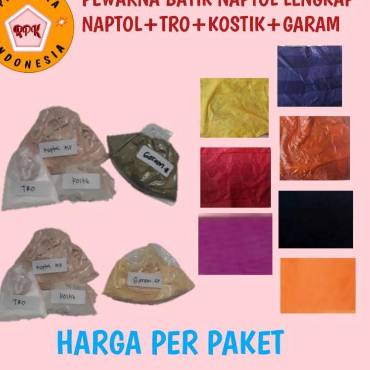 

Premium_product Napthol lengkap 25gram per set(naptol, kostik, garam, Tro) free panduan Q26Q08 makas
