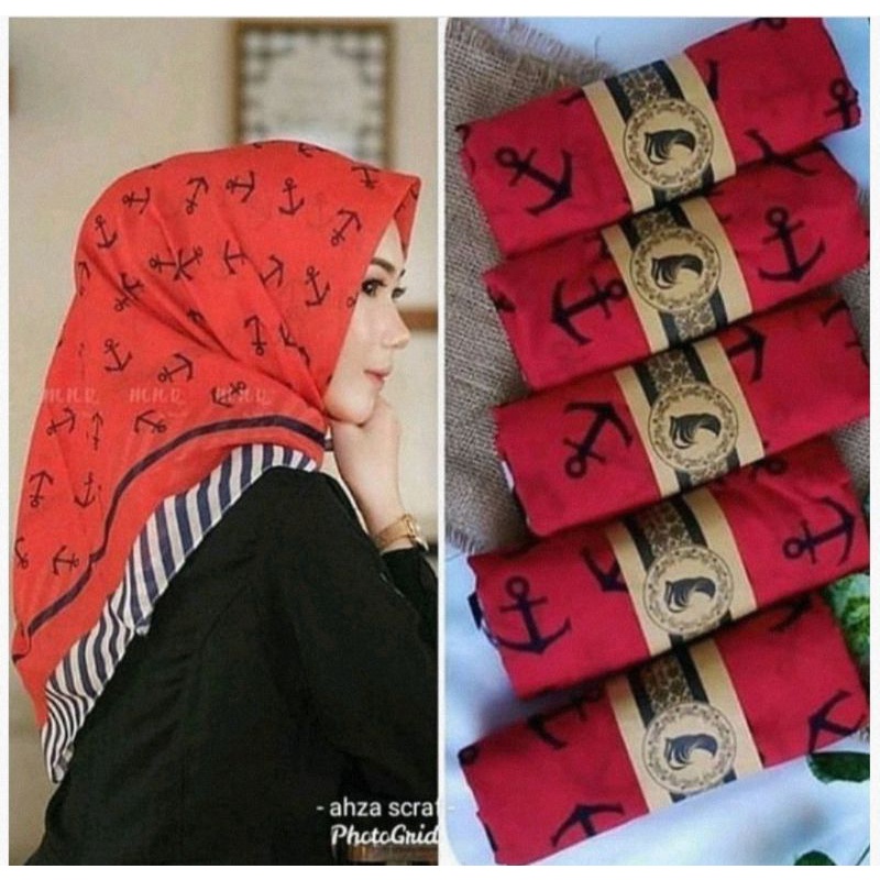 JILBAB MOTIF JANGKAR, HIJAB VOAL MOTOF JANGKAR