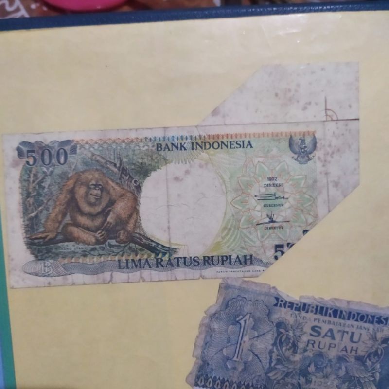 uang kuno monyet salah cetak