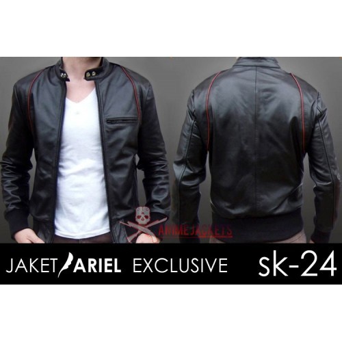 JAKET PRIA Trend Line ADIDAS Laki Laki Cowok Abu H fashion Q9K2 JAKET KULIT ARIL HITAM PEKAT M