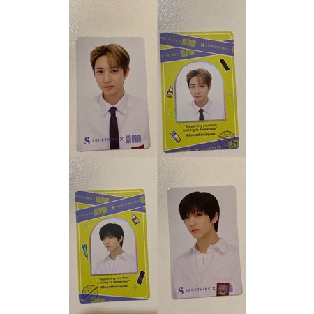 Photocard Jisung Renjun Nct Dream Somethinc holo