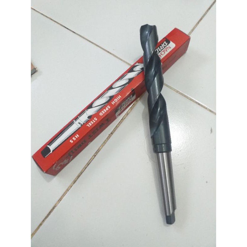 mata bor besi 30mm nachi taper shank mt3 mata bor hss 30mm nachi